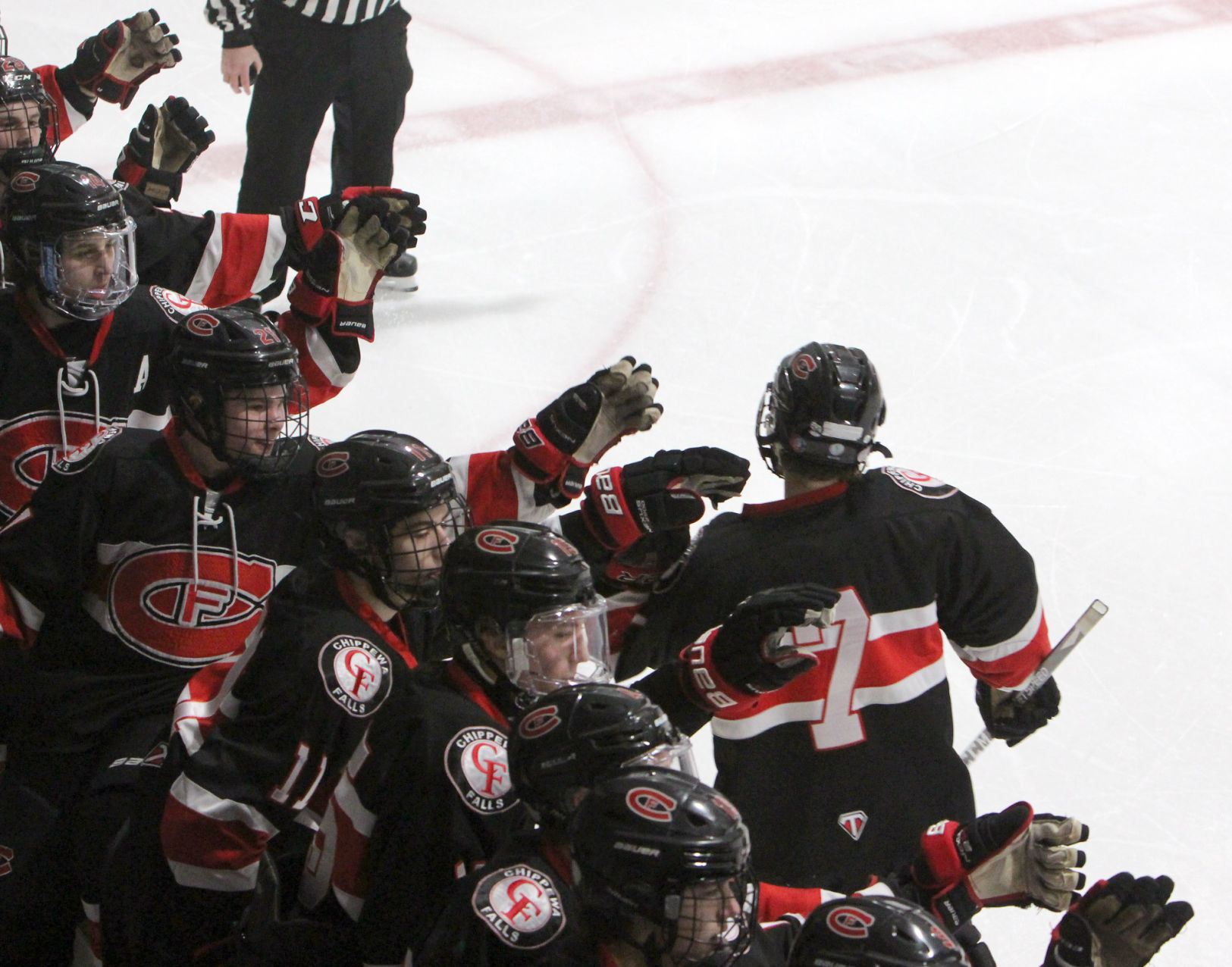 Chi-Hi boys hockey vs Hudson in Wisconsin Rapids 2-29-20